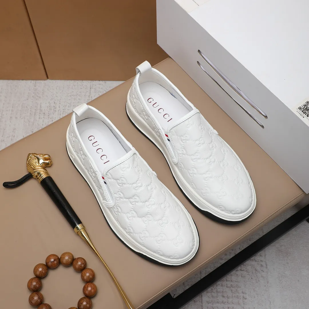 Men's shoes💰440 GUCCI🔍🔍2023 latest model On sale at the same time at the counter, original calfskin imported from Italy, genuine leather lining, (high-end, luxury, and class) exquisite workmanship, soles: original soles specially provided by the original factory, ⚠Exclusive double-layer movable molded soles are super comfortable⚠, real photos🎬The real ones are better🔍🔍"High quality·Follow the order" code number 38-44